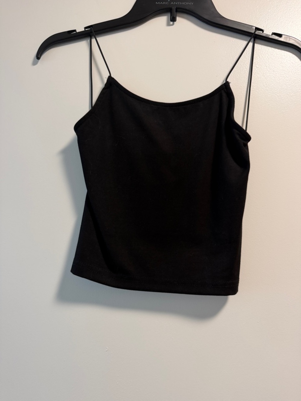 Adika Black Slim Spaghetti Strap top open back